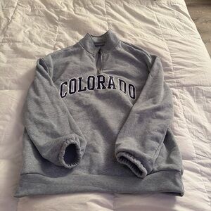 Gray Colorado Quarter-Zip Sweatshirt